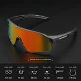 ROCKBROS gepolariseerde fietsbril uv400 full frame sp179#kleur_zwart