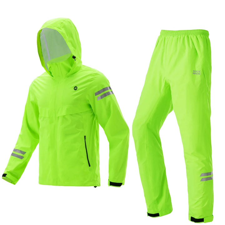 Waterbestendige fietsregenset YPY028 met jack en broek