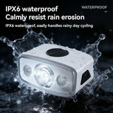 ROCKBROS fietskoplamp qc 1200 lumen ipx6 waterproof voorlicht