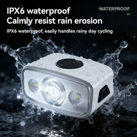 ROCKBROS fietskoplamp qc 1200 lumen ipx6 waterproof voorlicht