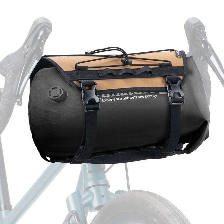 Bikepacking stuurdrager met waterbestendige compressietas 6–12 L