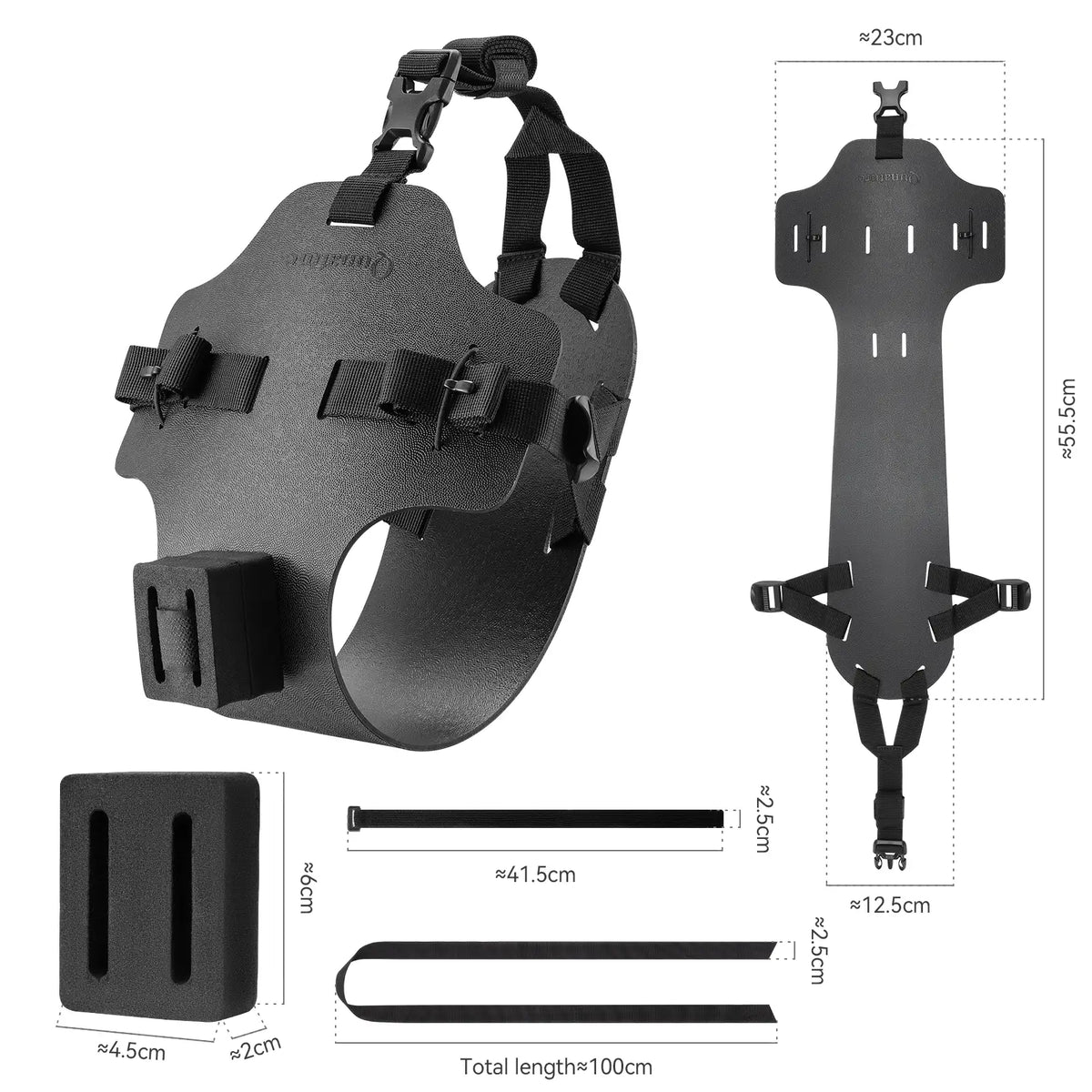 Lichte zadeltasdrager voor bikepacking tot 12 L