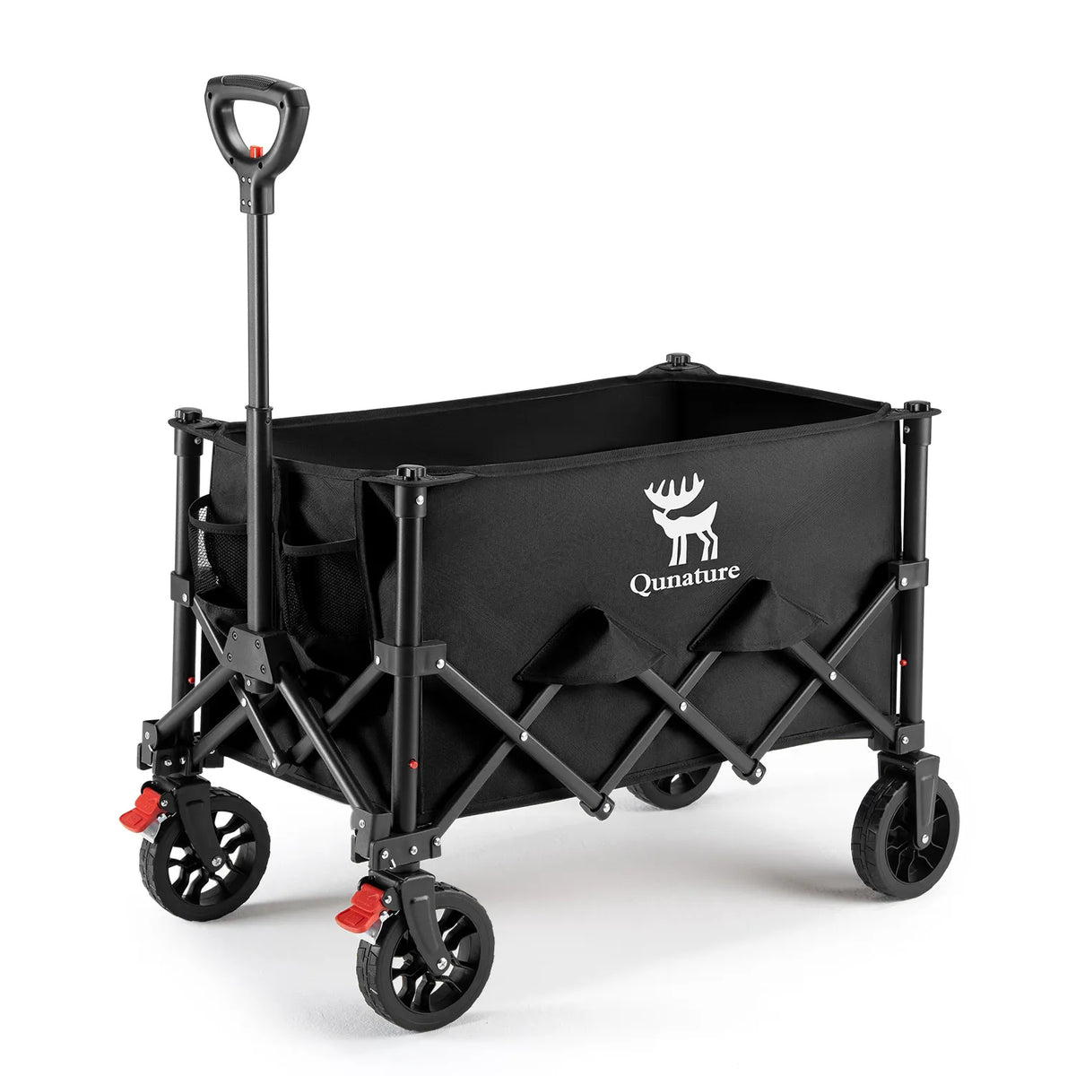 Opvouwbare bolderkar 120 L met 360° wielen