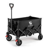 Opvouwbare bolderkar 120 L met 360° wielen