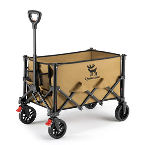 Opvouwbare bolderkar 120 L met 360° wielen