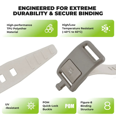 Stevige bevestigingsriemen voor bikepacking 2-pack