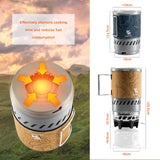 Geïntegreerd campingkooktoestel met 600 ml pan