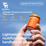 Mini elektrische luchtpomp 5 kPa met campinglamp