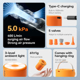 Mini elektrische luchtpomp 5 kPa met campinglamp