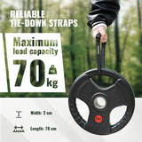 Verstelbare bevestigingsriemen 2-pack tot 70 kg