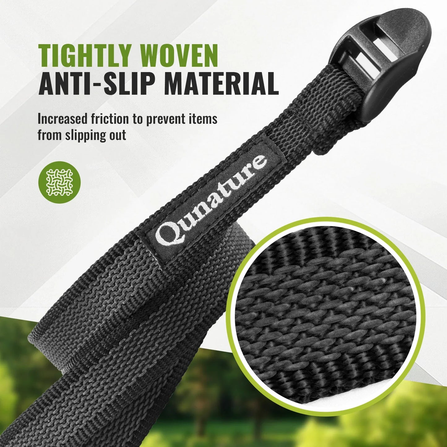 2-Pack Multi-Purpose & Adjustable Cargo Binding Belt for Bikepacking
