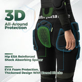 Beschermshort voor skiën en snowboarden met EVA-padding