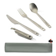 Titanium bestekset 4-delig voor kamperen