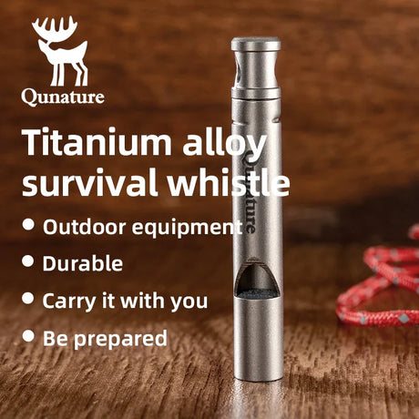 Titanium noodfluit 120 dB voor outdoor en survival