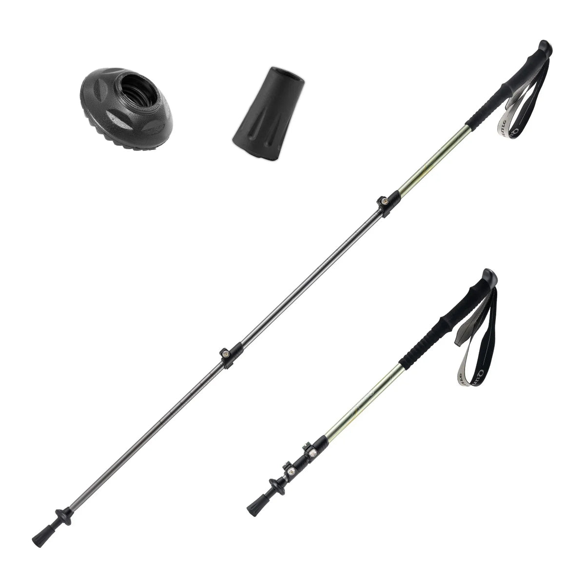 Ultralichte 3-delige trekkingstok 62–135 cm