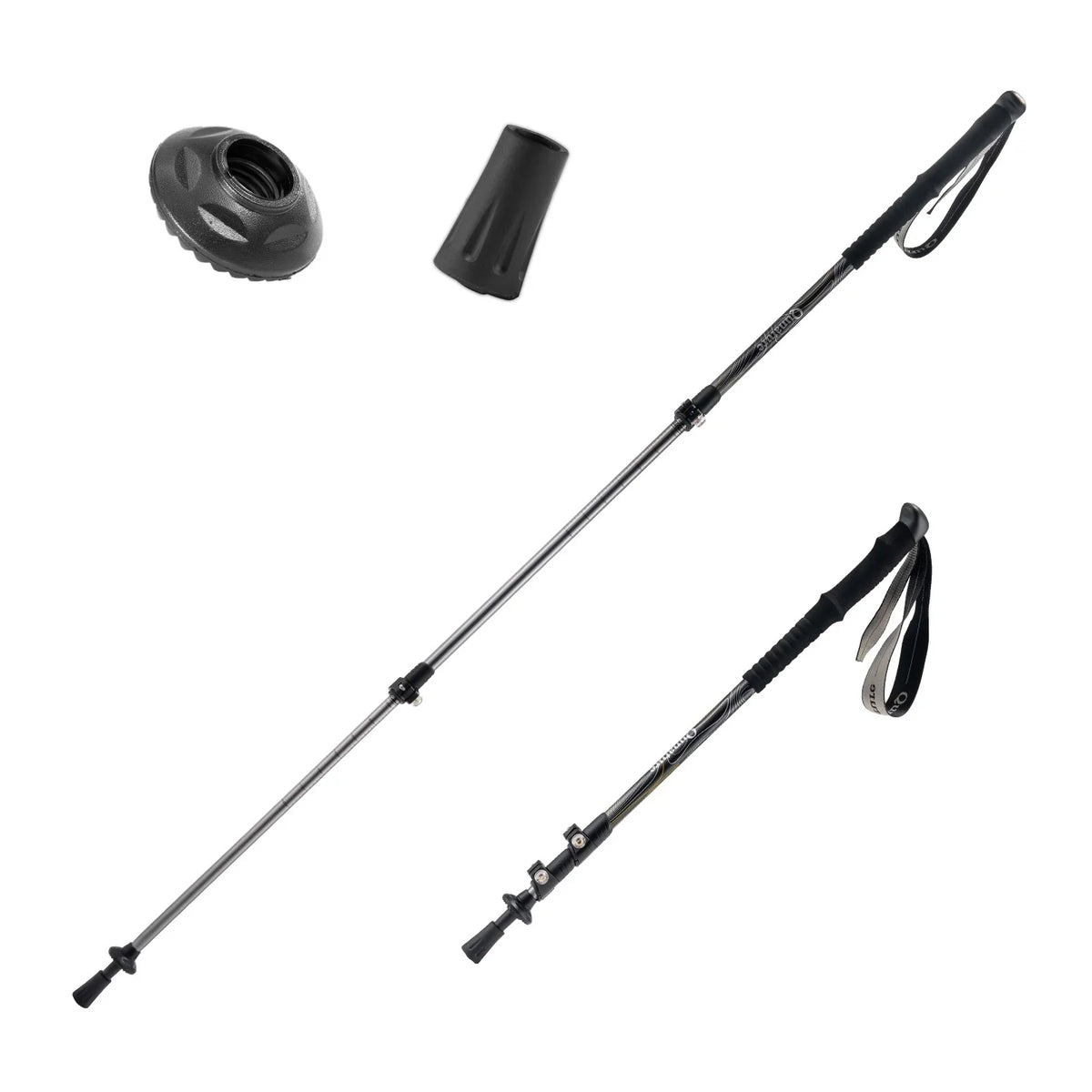 Ultralichte 3-delige trekkingstok 62–135 cm