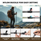 Ultralichte 3-delige trekkingstok 62–135 cm