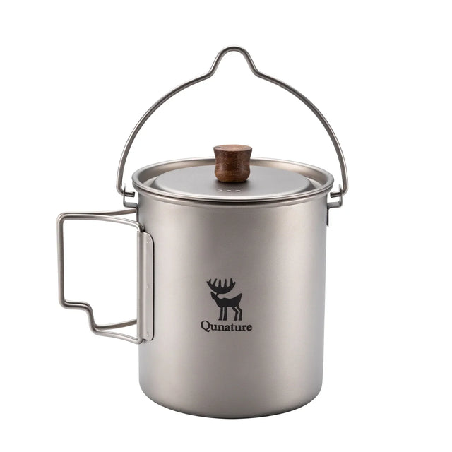 Ultralichte titanium campingbeker 750 ml