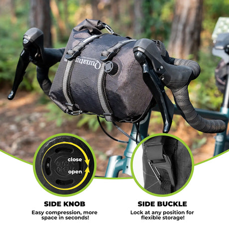 Waterafstotende compressiezak voor bikepacking 6/12 L