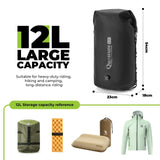 Waterafstotende compressiezak voor bikepacking 6/12 L