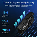 R1 motorhelm Bluetooth 6.0 intercom met 300 m bereik