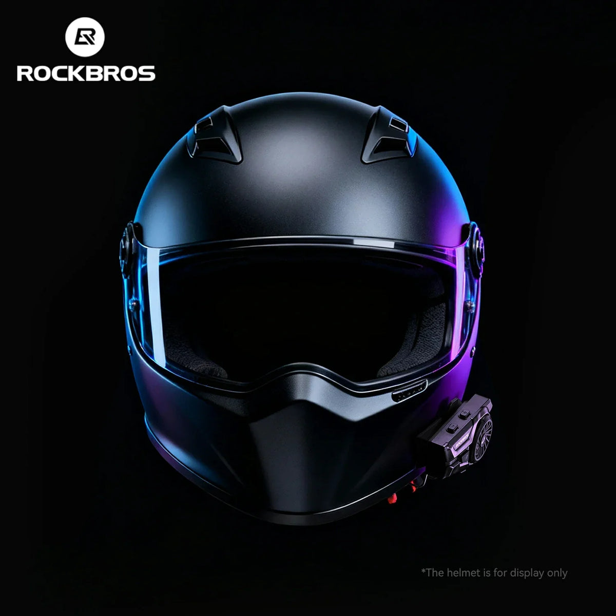 R1 motorhelm Bluetooth 6.0 intercom met 300 m bereik