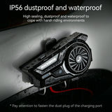 R1 motorhelm Bluetooth 6.0 intercom met 300 m bereik