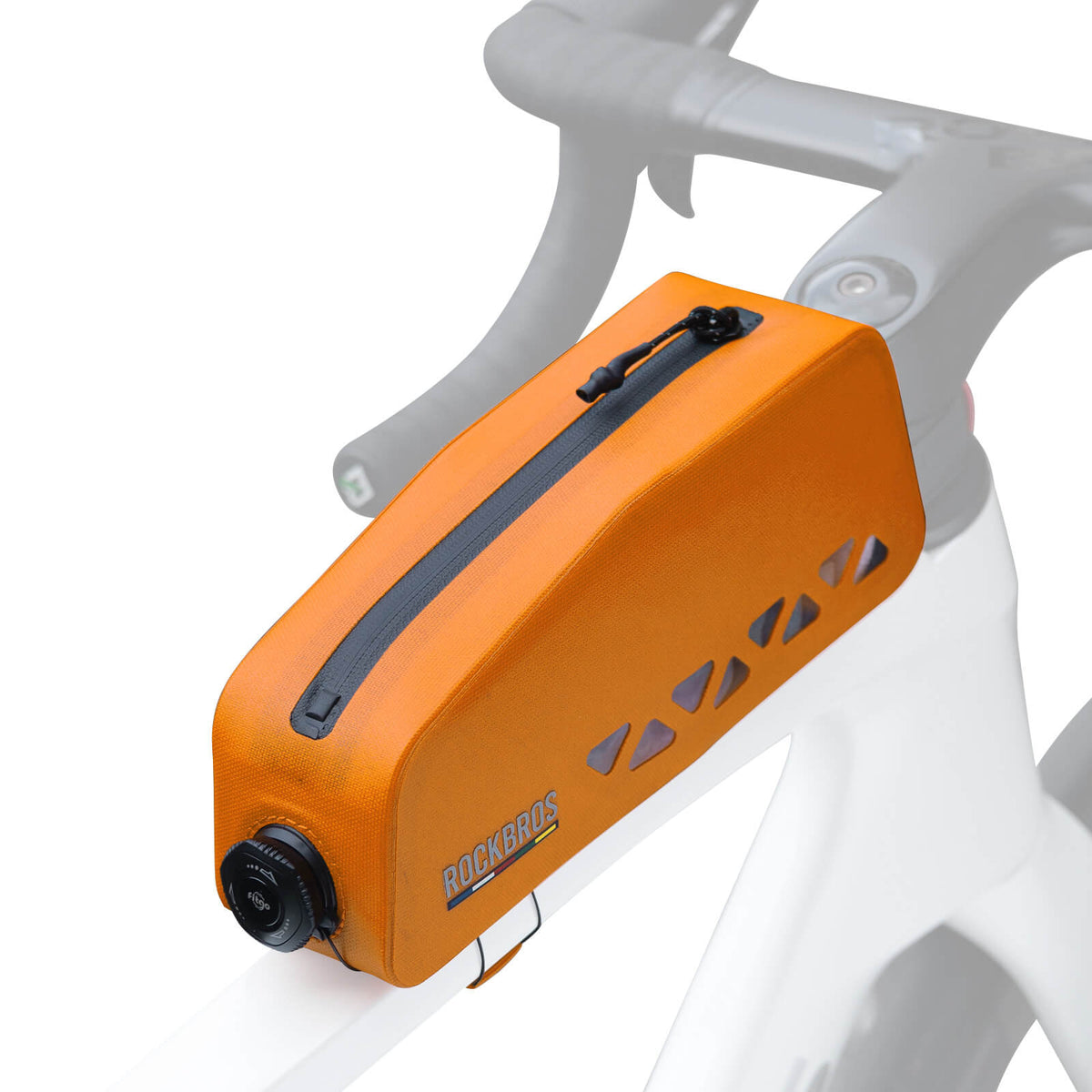 ROCKBROS compacte waterdichte road-to-sky frametas voor fiets 1 l#kleur_rood