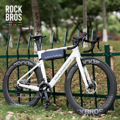 road to sky 100% waterproof bike frame bag model as-142 with secure storage