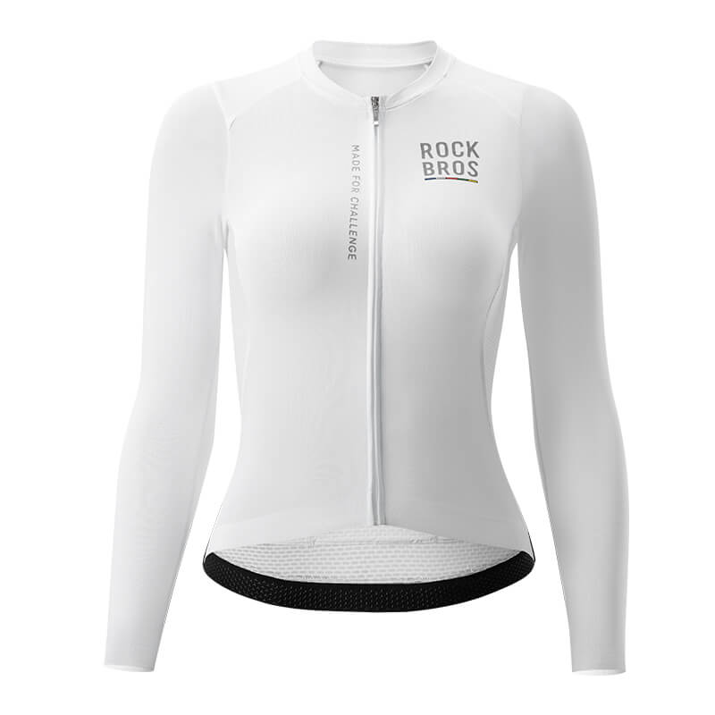 ROCKBROS road-to-sky dames fietsshirt long-sleeved#white