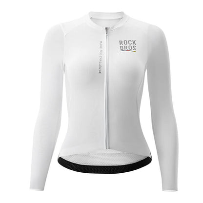 ROCKBROS road-to-sky dames fietsshirt long-sleeved#white