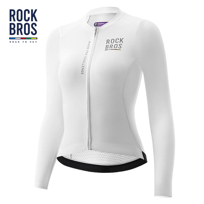 ROCKBROS road-to-sky dames fietsshirt long-sleeved#white