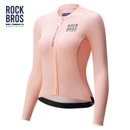 ROCKBROS road-to-sky dames fietsshirt long-sleeved#white