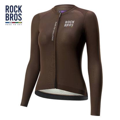 ROCKBROS road-to-sky dames fietsshirt long-sleeved#white