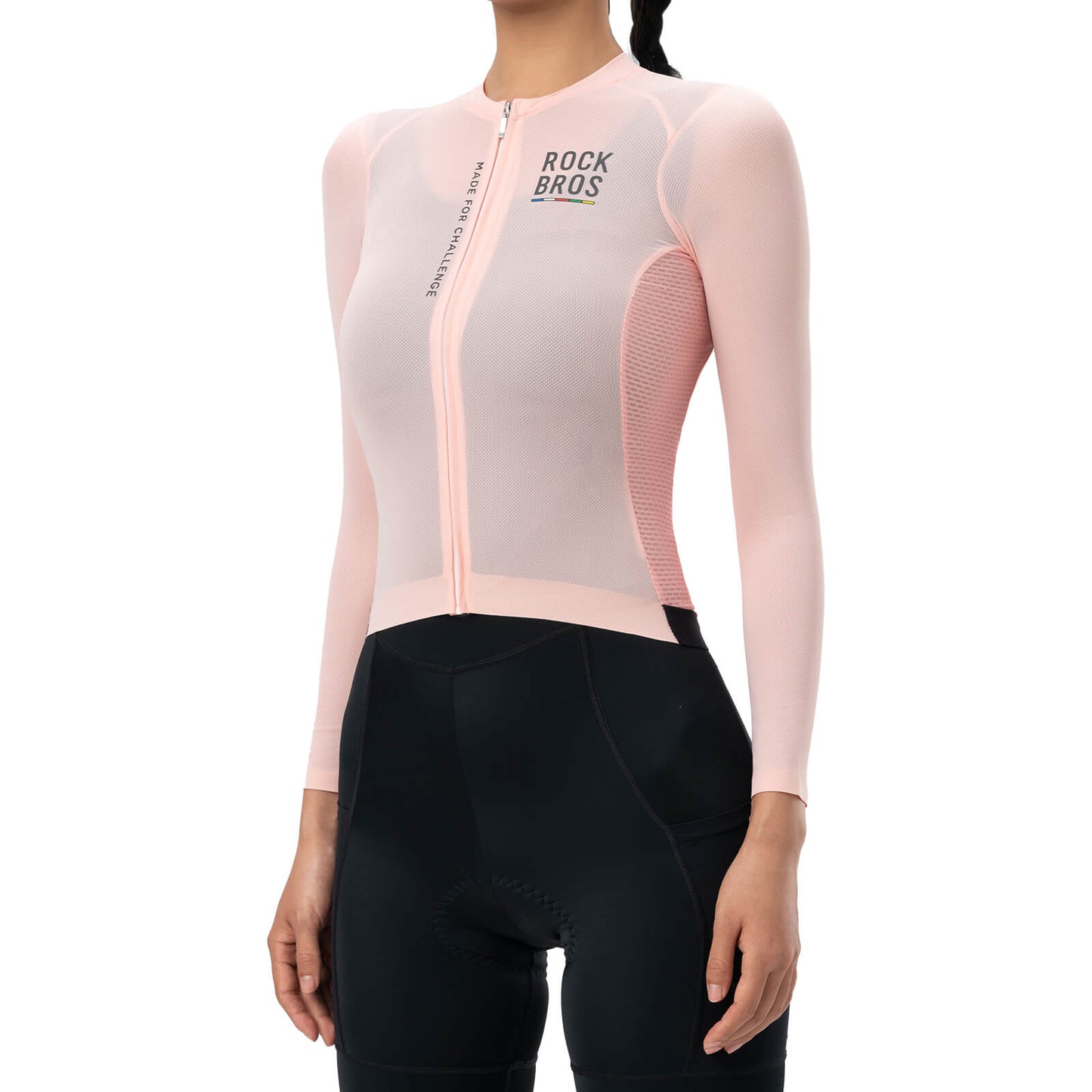 ROCKBROS road-to-sky dames fietsshirt long-sleeved#pink