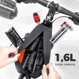 ROCKBROS 100% waterdichte bovenbuis fietstas naadloze rits 1l