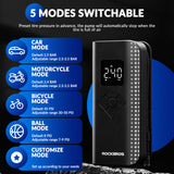Elektrische fietspomp A13 met vijf pompstanden – 150 PSI – productdetail 4
