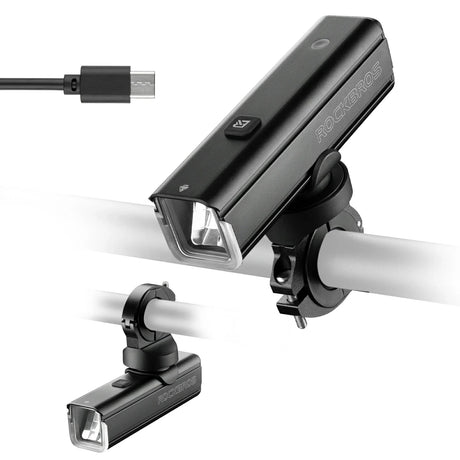 ROCKBROS fietskoplamp 1500 lumen aluminium ipx6 waterproof