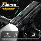 ROCKBROS fietskoplamp 1500 lumen aluminium ipx6 waterproof