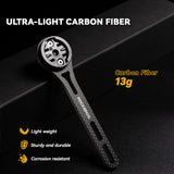 Carbon stuurhouder voor fietscomputer en lamp
