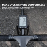 Carbon stuurhouder voor fietscomputer en lamp