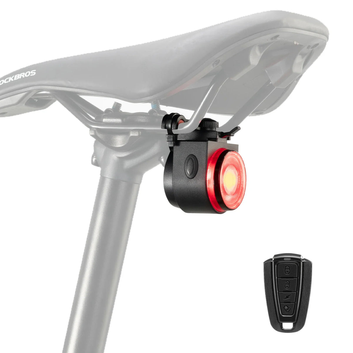 ROCKBROS achterlicht met draadloze hoorn a8pro