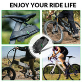 Fietszadeltas met print 0,9 L