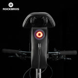 Waterafstotende zadeltas met remsensor-achterlicht AS-078-1