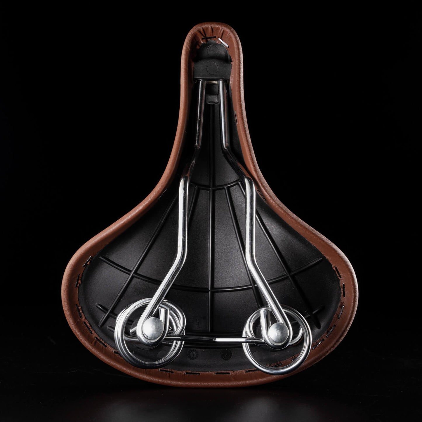 ROCKBROS retro style bike saddle featuring classic design with enhanced comfort and durability for vintage and city bikes.