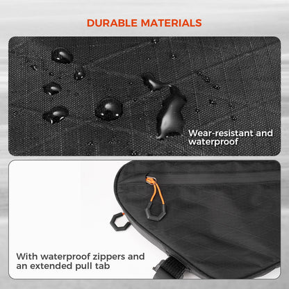 lightweight bicycle frame bag for mountain and road bikes
