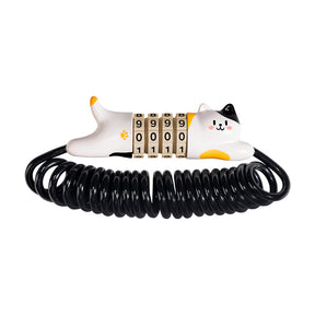 ROCKBROS schattig kat fiets helmslot 130cm #Kleur_Zwart
