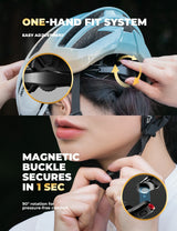 Fietshelm LK-69 met bionische ondersteuning