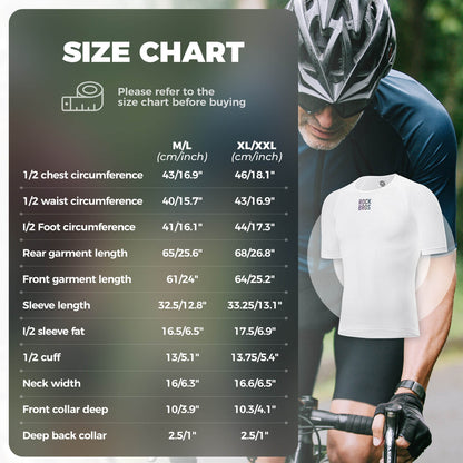 rockbros men's mesh cycling jersey with short sleeves, breathable and quick-drying design for warm weather rides