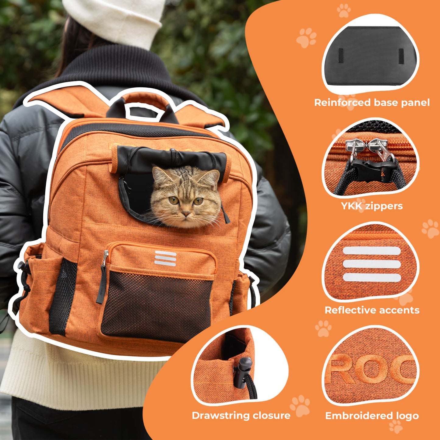 rockbros folding bike handlebar bag h47 multifunctional pet carrier for cycling
